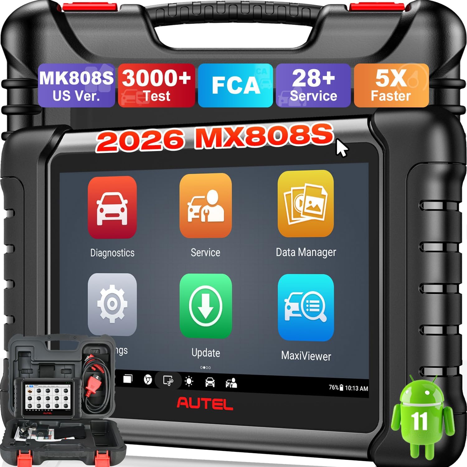 Detalle de Autel MaxiCheck MX808S diagnostic scanner 3000+ tests