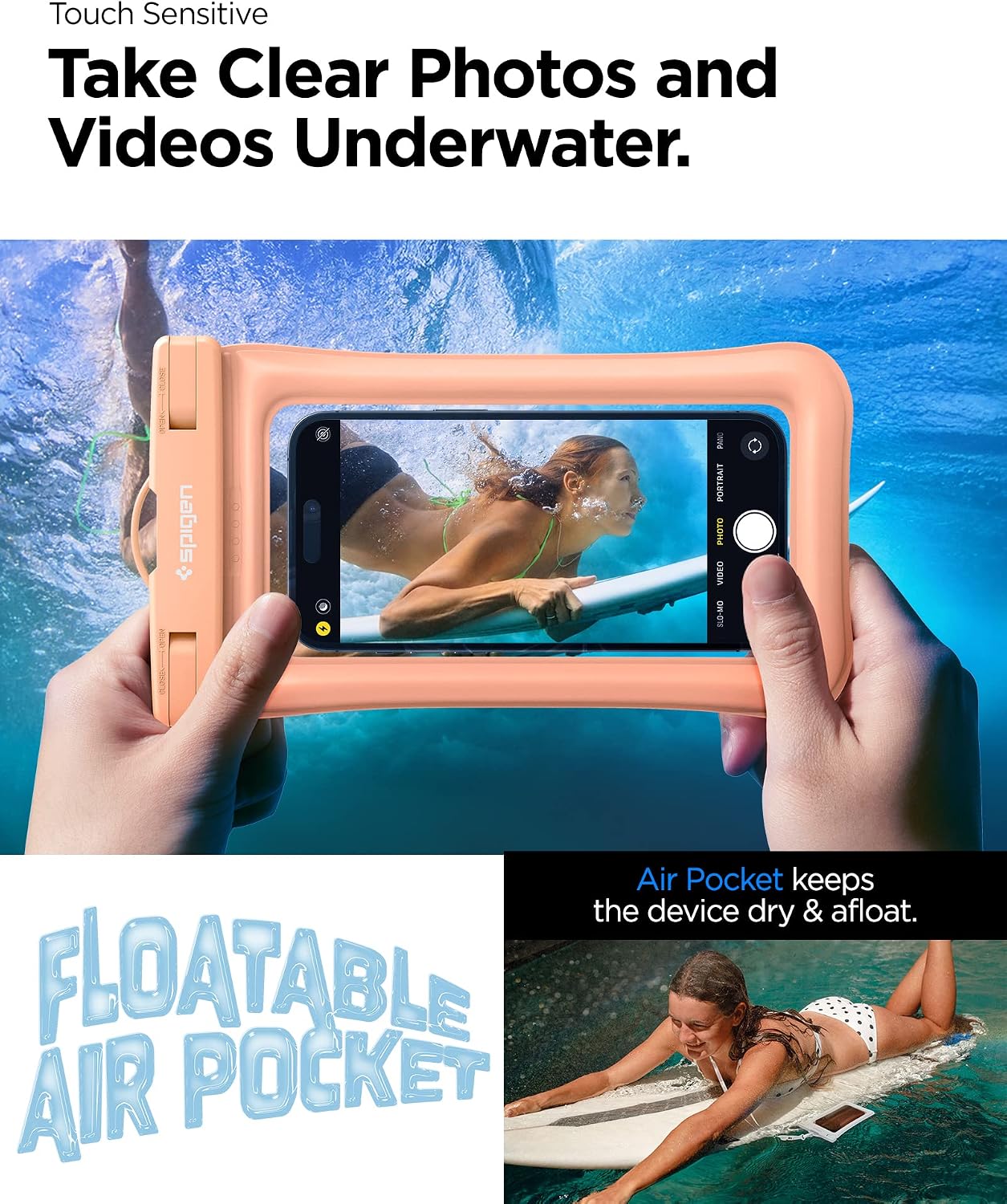 Thumbnail 3 de Spigen Aqua Shield lot de 2 coques étanches jusqu’à 8,2"