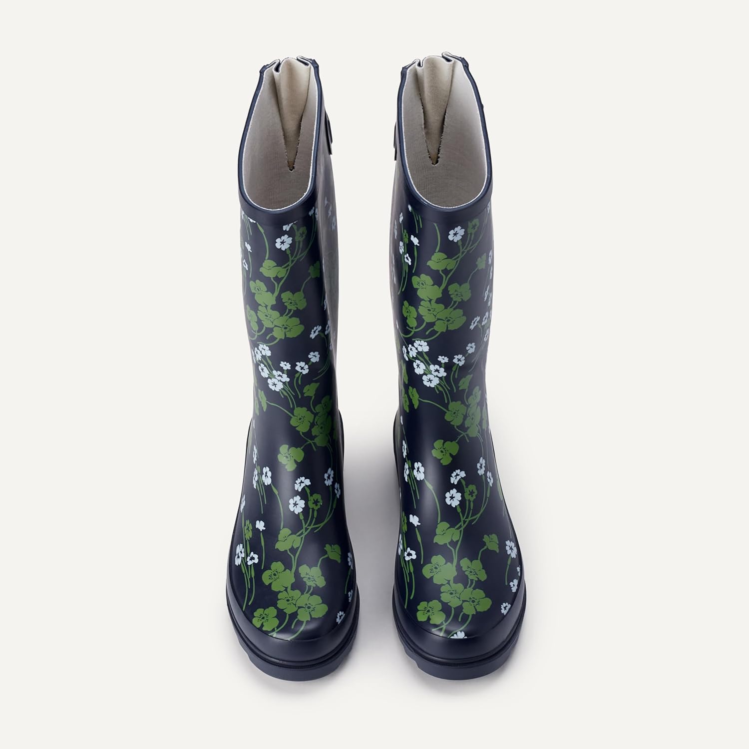 Detalle de Amazon Essentials Women's Waterproof Tall Rain Boot with Adjustable Buckle