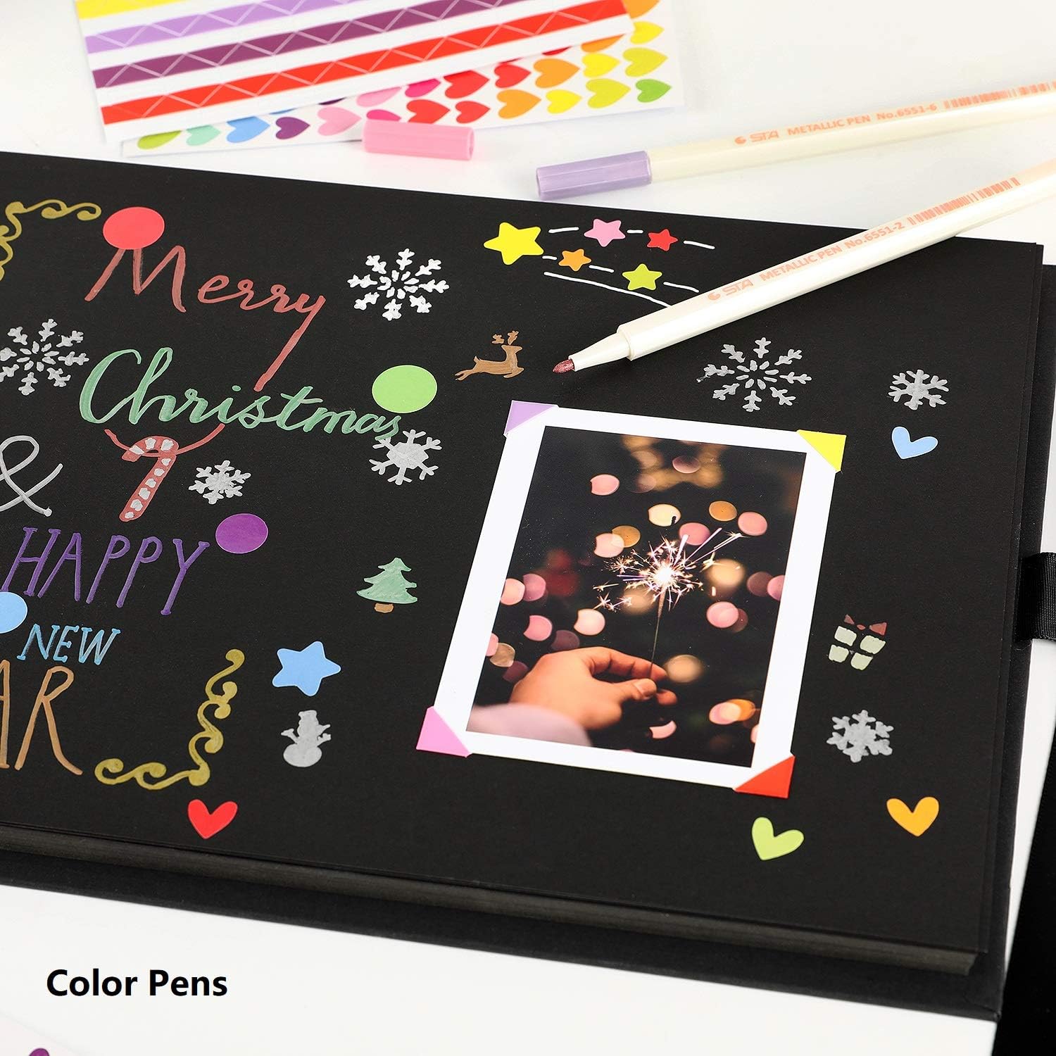 Thumbnail 4 de YILEEY Fotoalbum Scrapbooking Set 80 Seiten