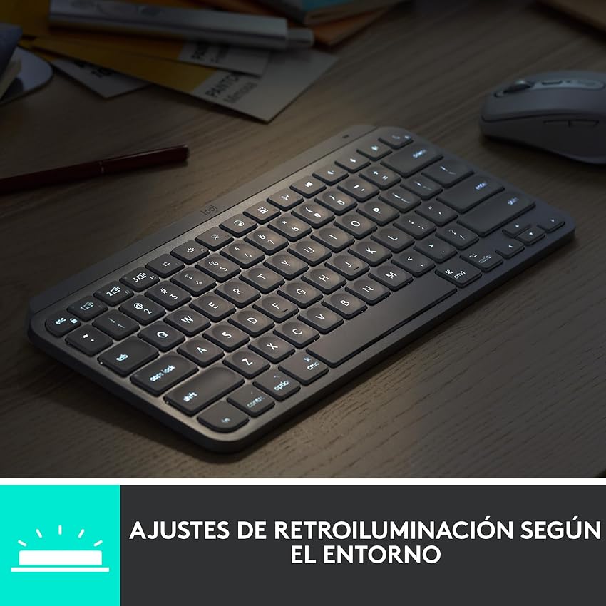 Thumbnail 4 de Logitech MX Keys Mini teclado 10 días Gris oscuro