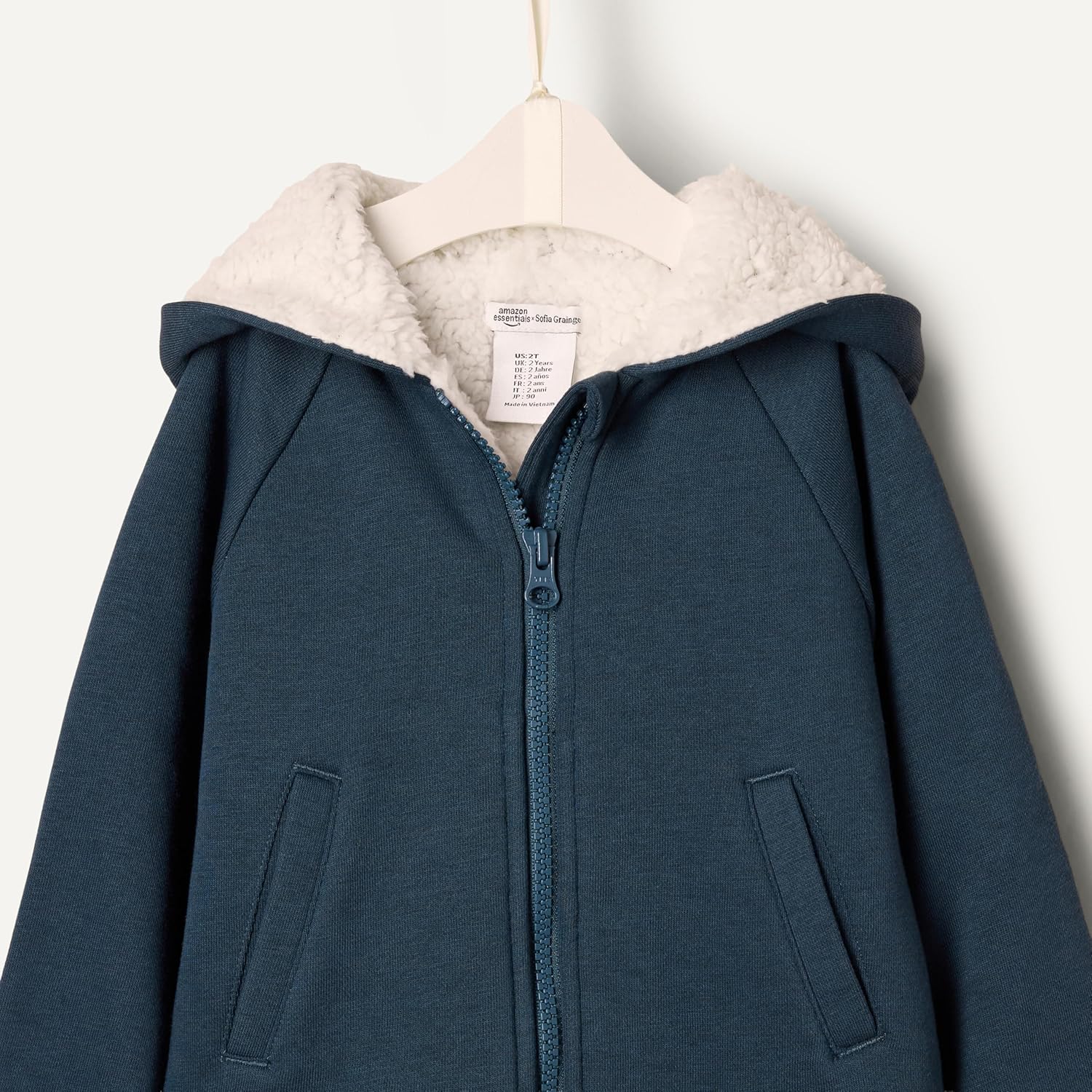 Detalle de Amazon Essentials Unisex Baby Zip Hoodie Sweatshirt
