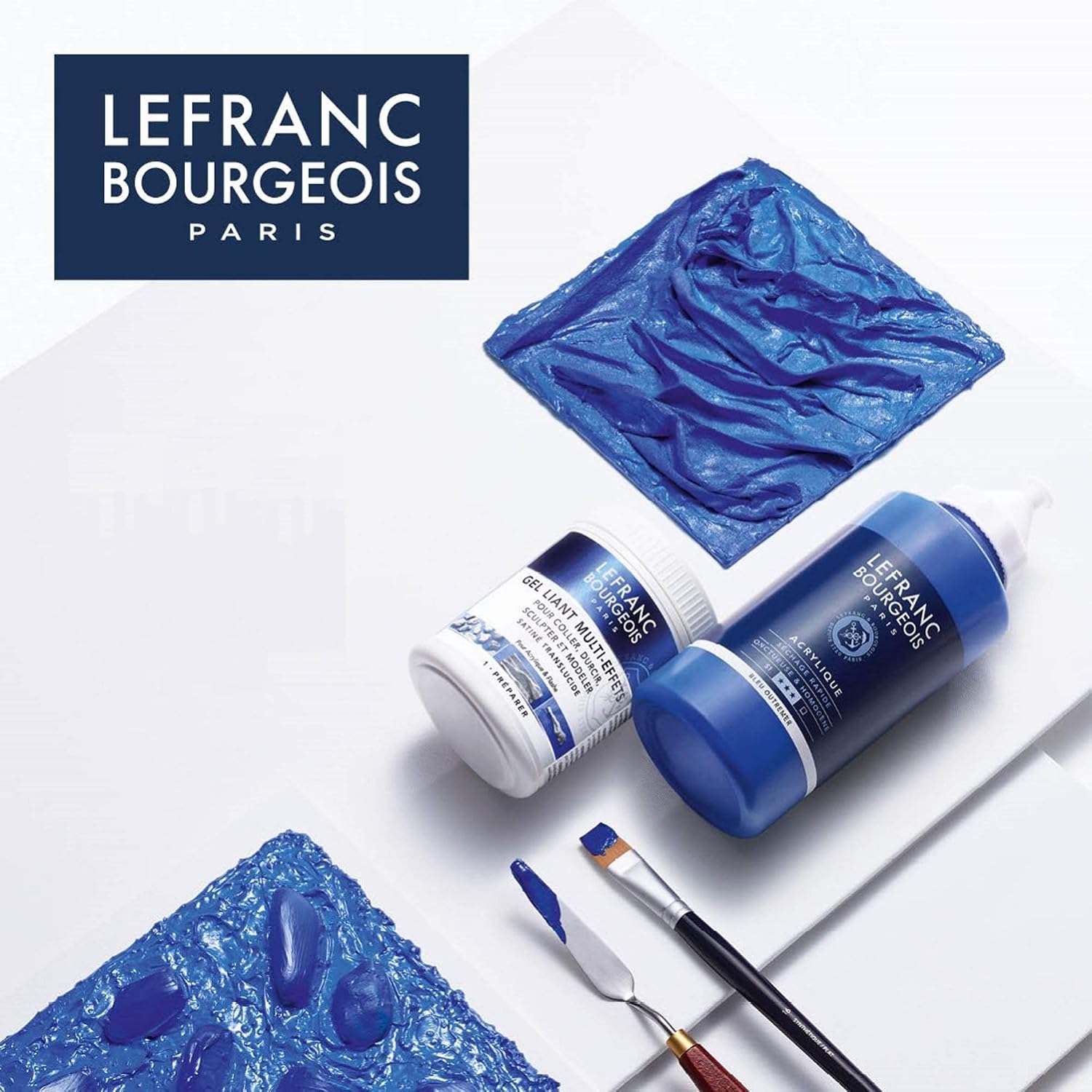 Detalle 2 de Lefranc Bourgeois 300362 akrylfärg, koboltblå, 200 ml