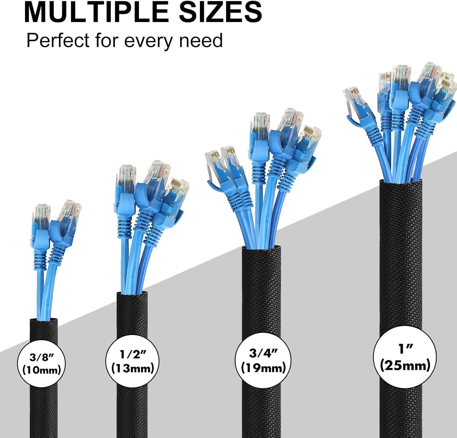 Thumbnail 6 de Secbolt Pet-No-Chew Cord Protectors (10ft, 1/2 in) — Bite-Resistant Cable Covers