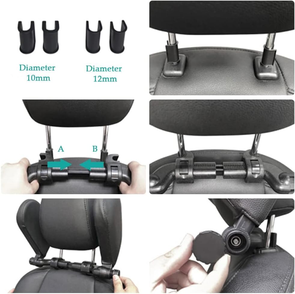 Detalle de OctBird Car Headrest Pillow 37 x 28cm