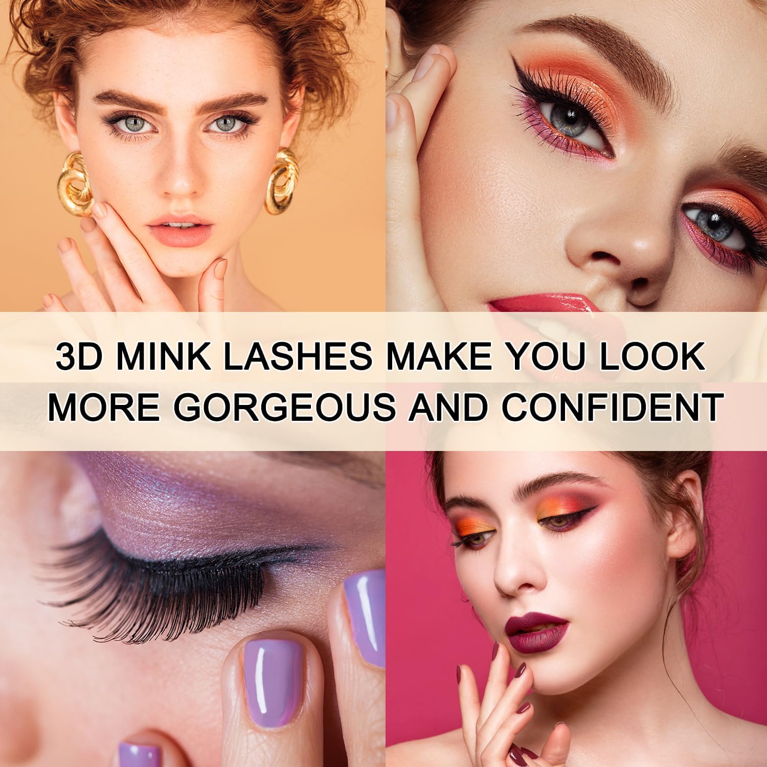 Thumbnail 6 de Chiosa Magnetische Wimpern (ohne Eyeliner) – 3D Fake Magnetic Lashes Set mit Zange, wiederverwendbar (Schwarz)