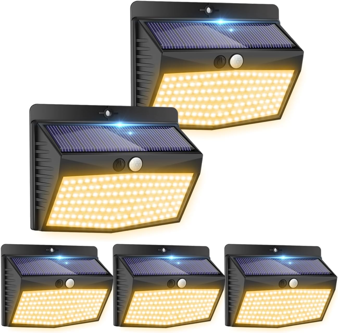 Thumbnail 6 de Peasur Solarlampen 168 LED 180° für außen