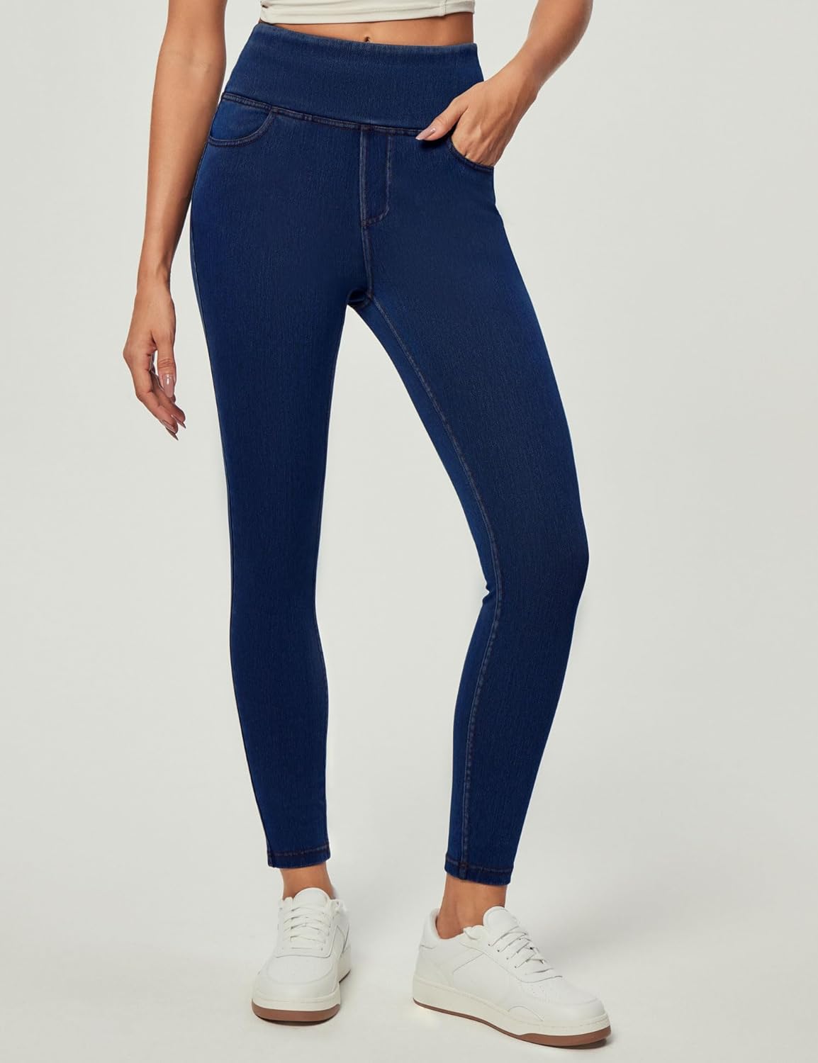Thumbnail 1 de Heathyoga Stretchy Jeans High Waist Tummy Control