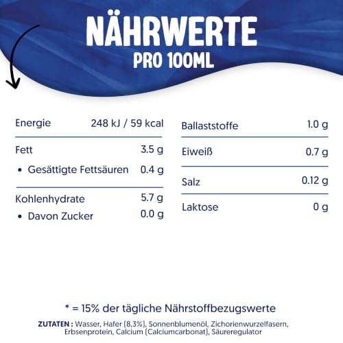 Detalle 2 de Alpro This is Not Milk 3,5% – 8x1L, 100% Pflanzlich & Zuckerfrei: Veganer Haferdrink im Mehrpack