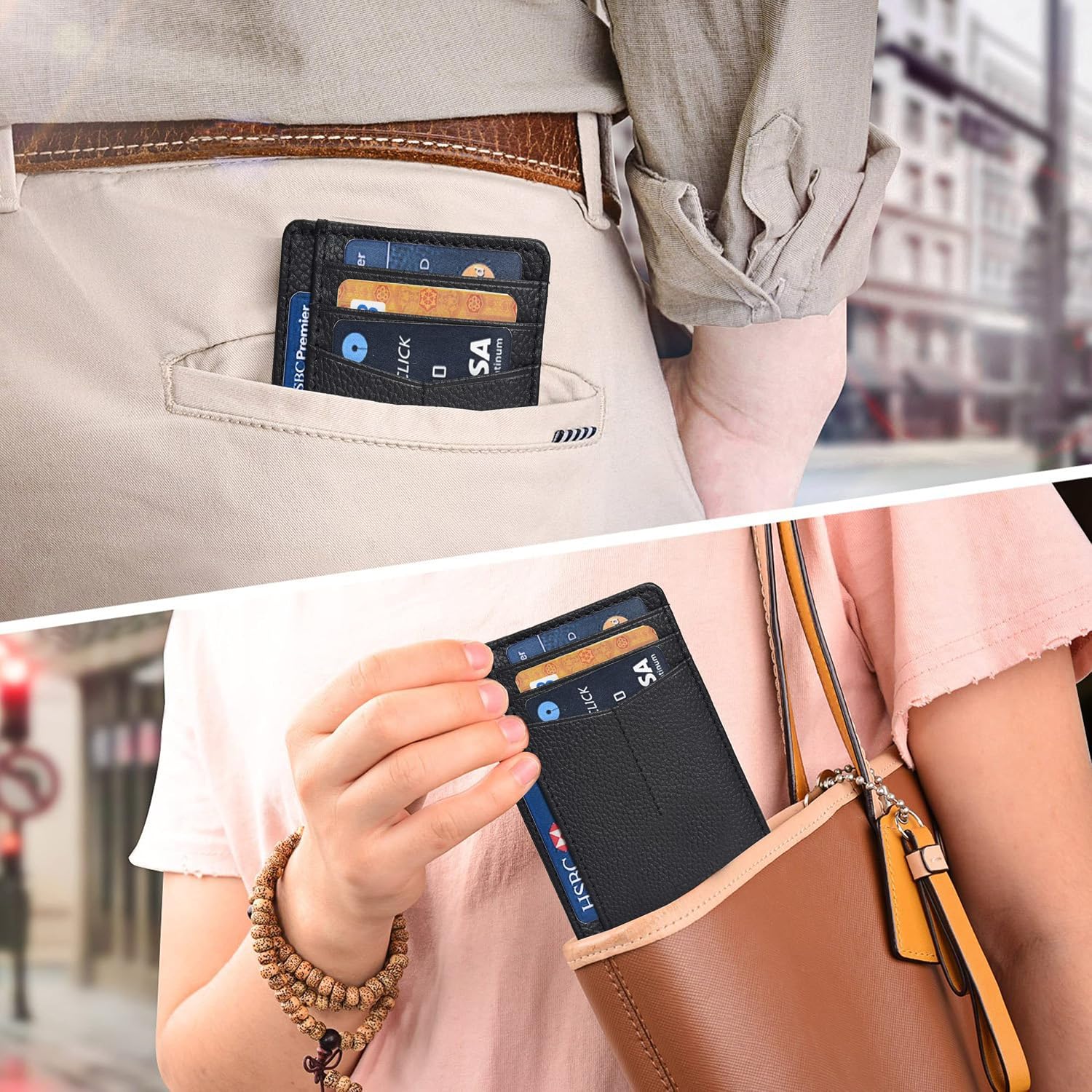 Thumbnail 2 de Oak Leathers RFID wallet slim leather
