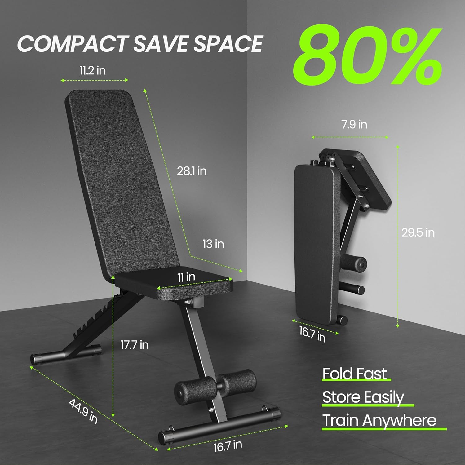 Thumbnail 5 de Adjustable Weight Bench 600LBS for Home Gym 🏋