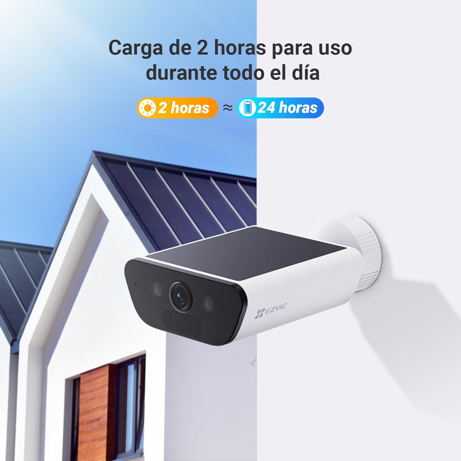 Thumbnail 1 de EZVIZ 4K Cámara Exterior WiFi Solar con Visión Nocturna 🌙