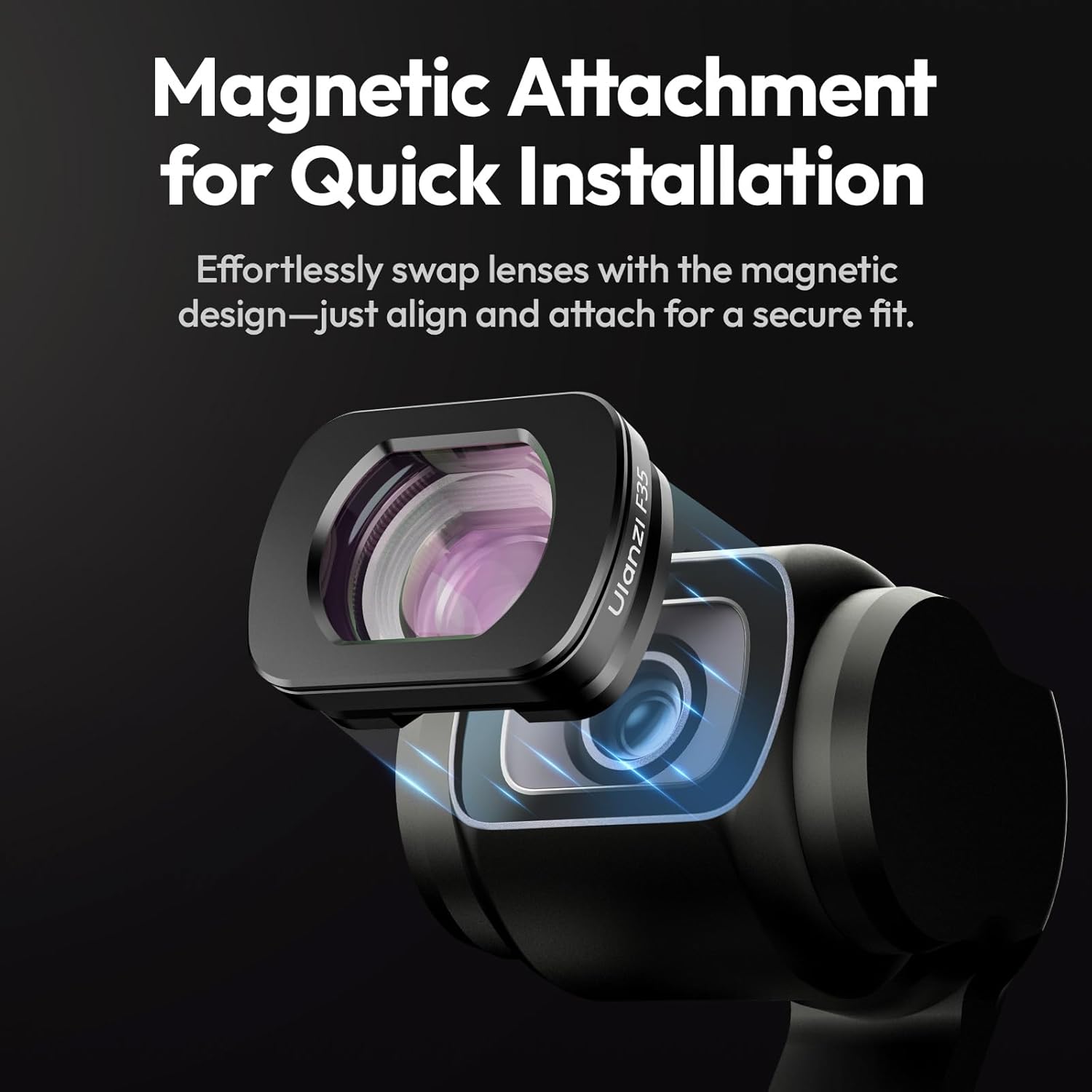 Thumbnail 3 de ULANZI F35 Pocket 3 Weitwinkelobjektiv 112° 📷