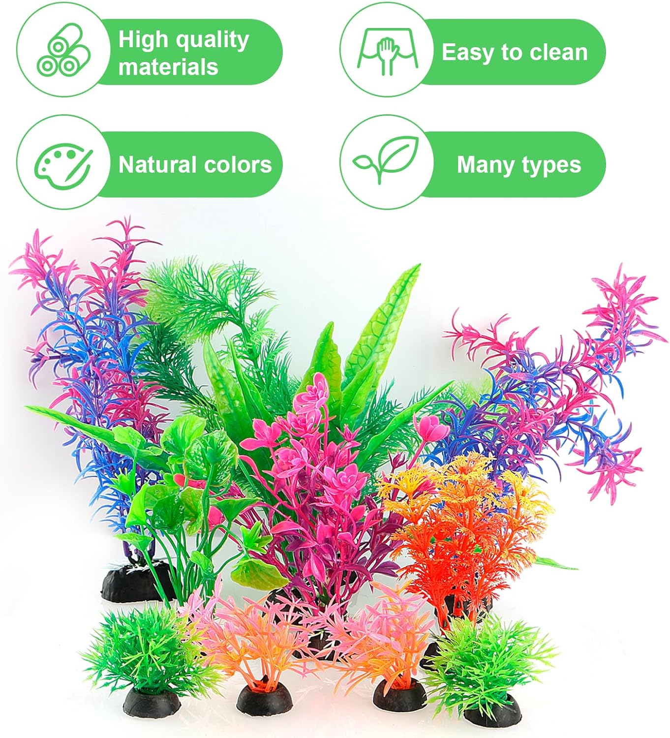 Thumbnail 3 de FENGQQKJ Aquarium Deko 11er Set 🐠