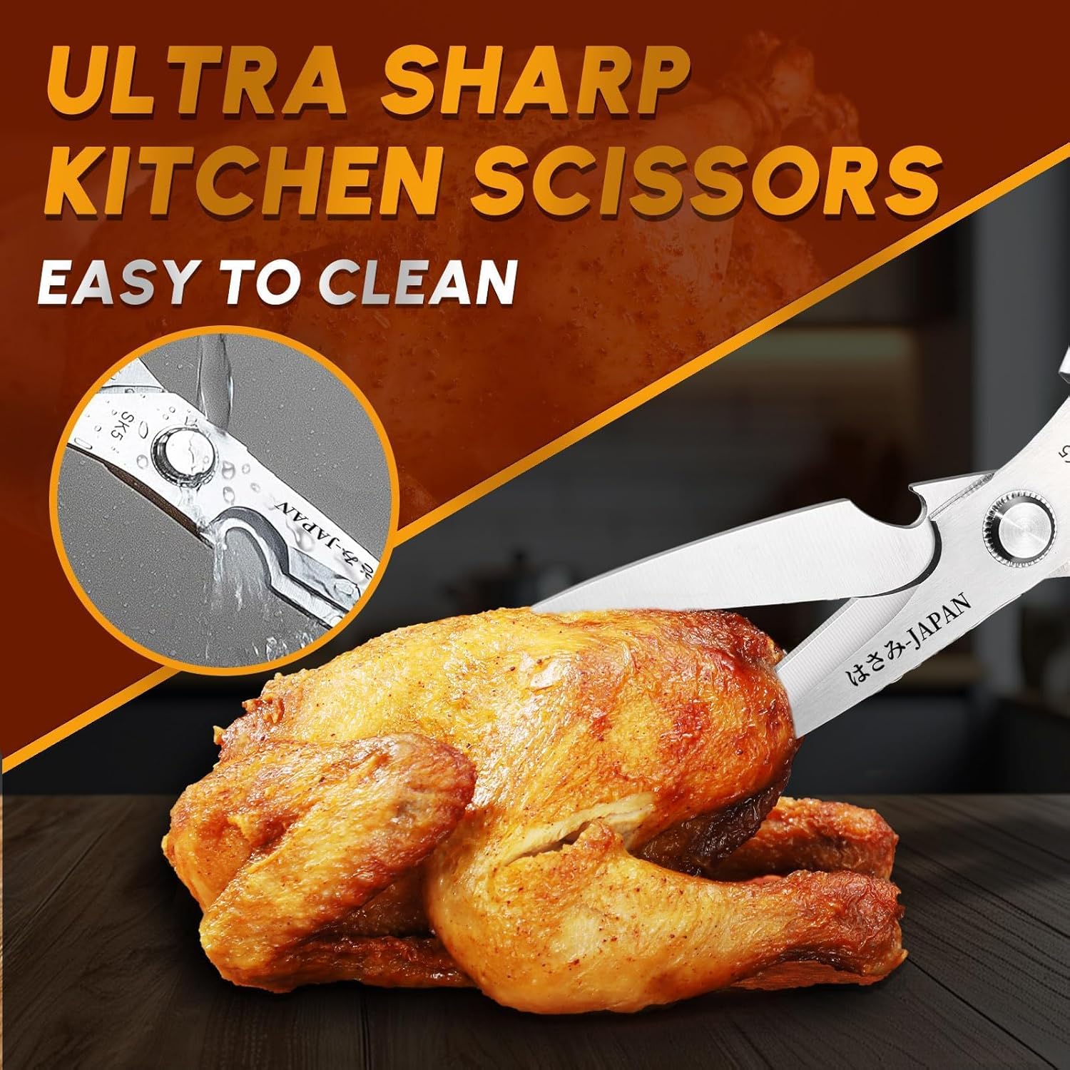 Thumbnail 1 de HUUSK Kitchen Scissors Set stainless steel kitchen shears ✂