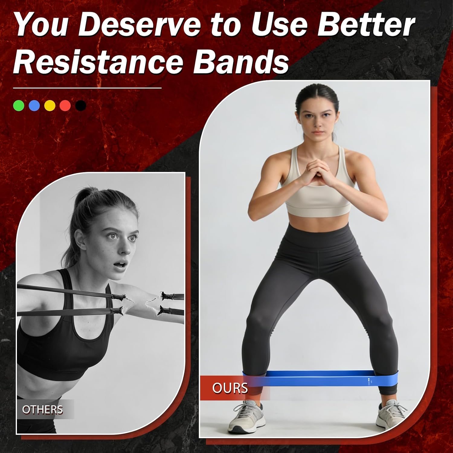 Thumbnail 5 de VanStretch RB00A1 Resistance Bands, 5 Resistance Levels, TPE Set