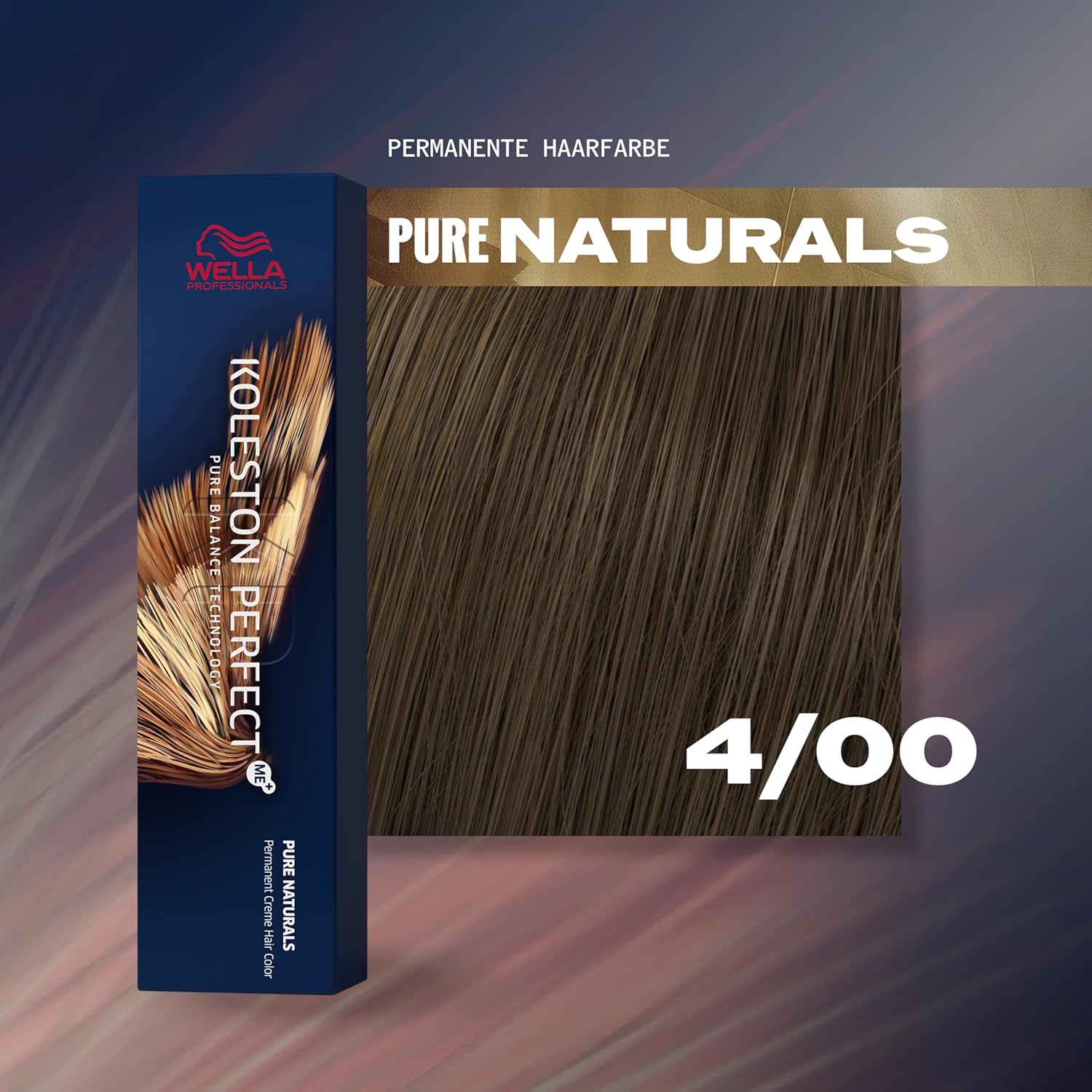 Thumbnail 1 de Wella Professionals Koleston Perfect Pure Naturals 4/00 Mittelbraun Natur Intensiv – Permanente Haarfarbe (60 ml)