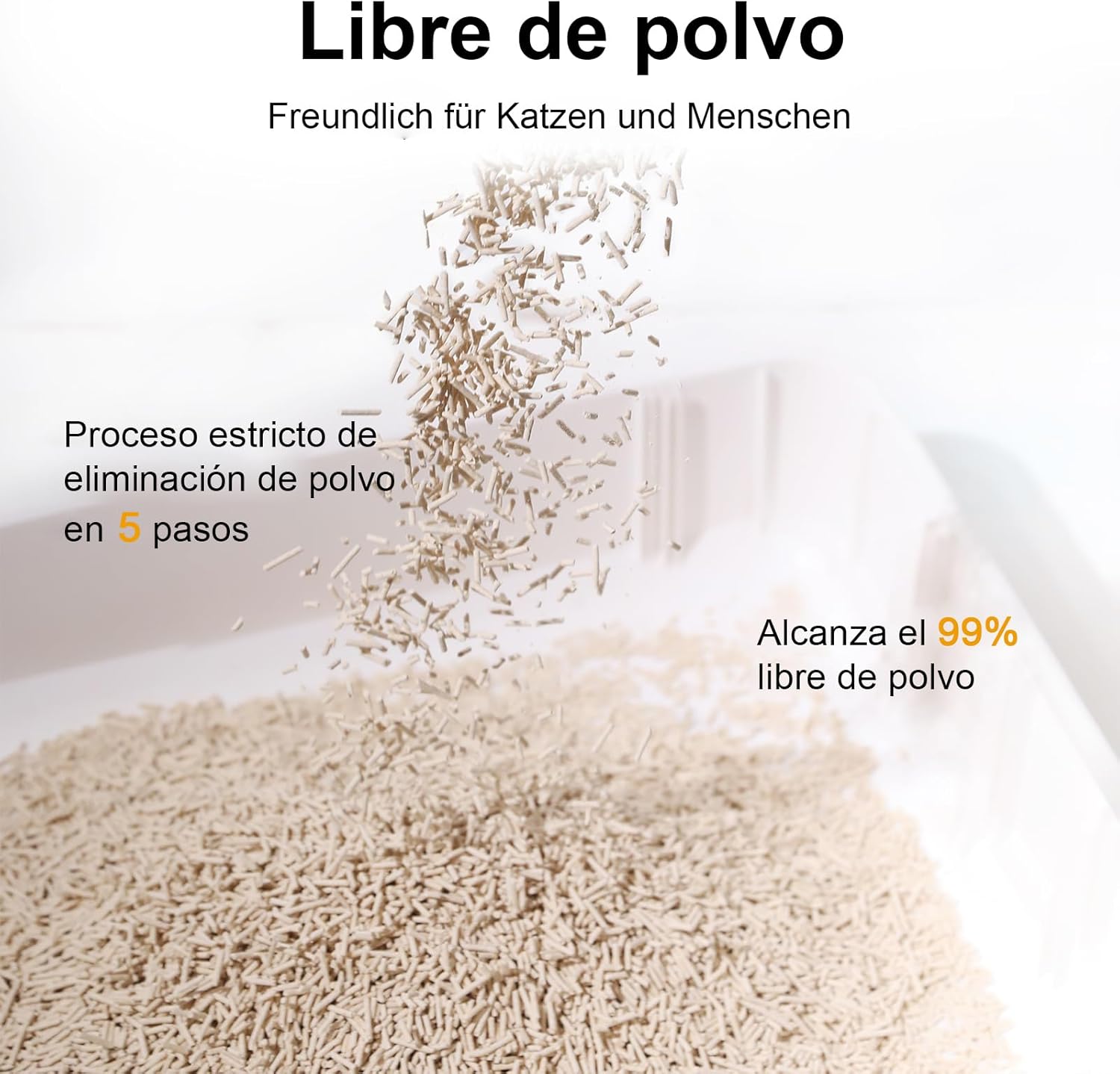 Thumbnail 2 de FUKUMARU Arena de Tofu para Gatos 10.8kg - Sin Polvo 🐾