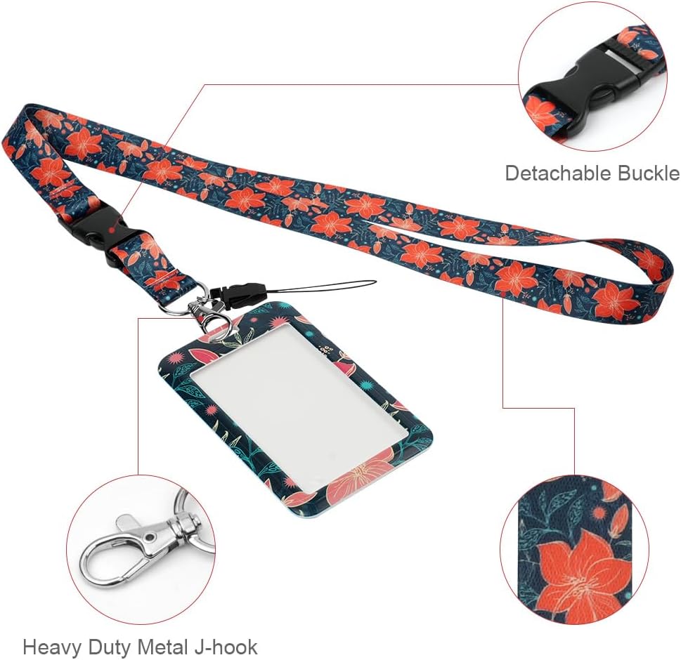 Thumbnail 4 de Vicloon Lanyard porta badge retrattile con cordino stampato