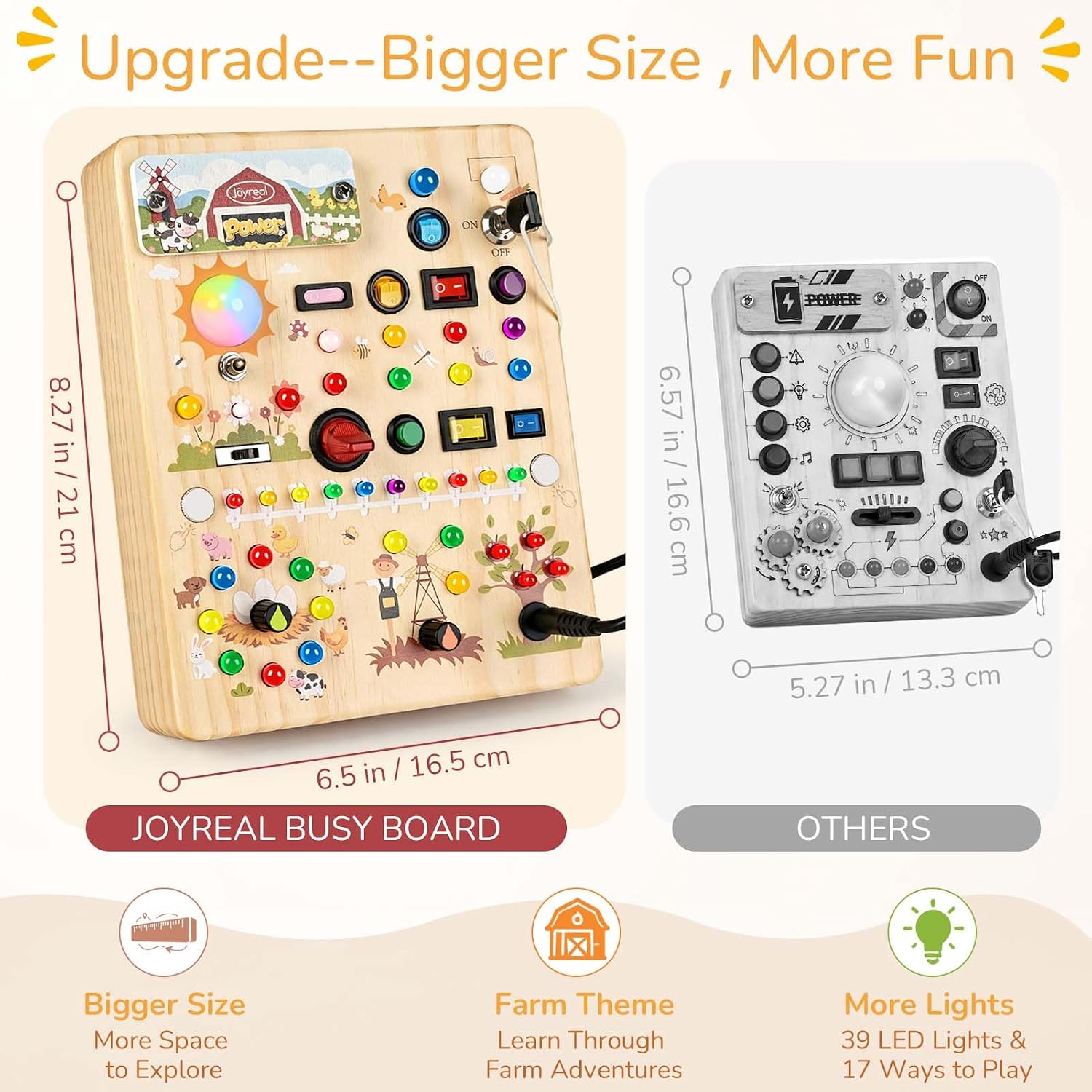 Detalle de Joyreal Busy Board with 17 Switches