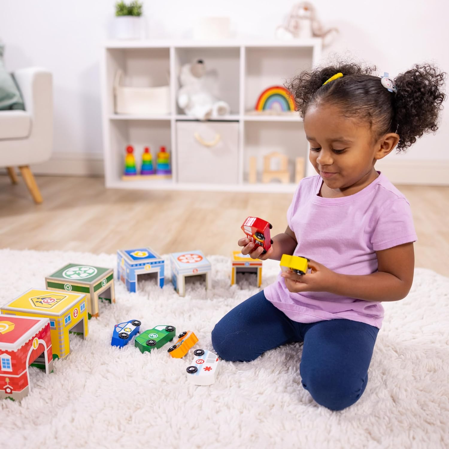 Thumbnail 6 de Melissa & Doug Juego de colocar y clasificar — Montessori 3‑5 años 🚂