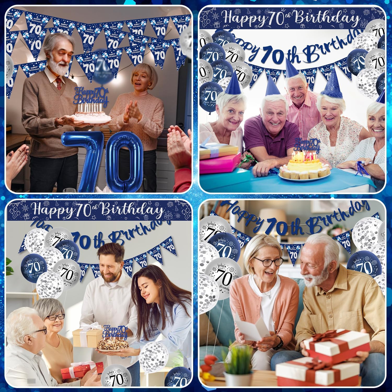 Thumbnail 4 de VICTERR 70th Birthday Decorations set 🎈