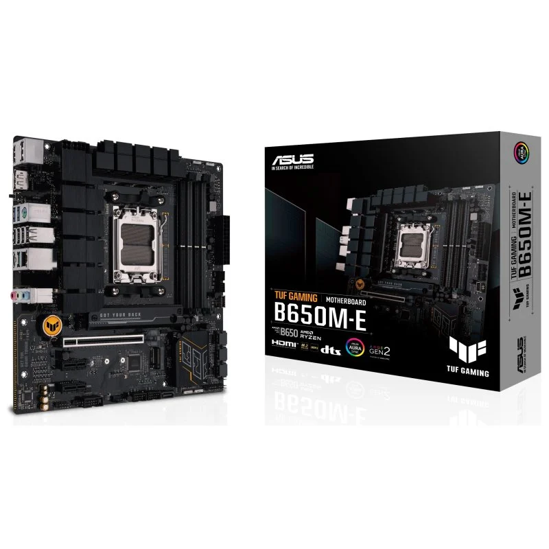Detalle de ASUS TUF GAMING B650M-E placa base AM5