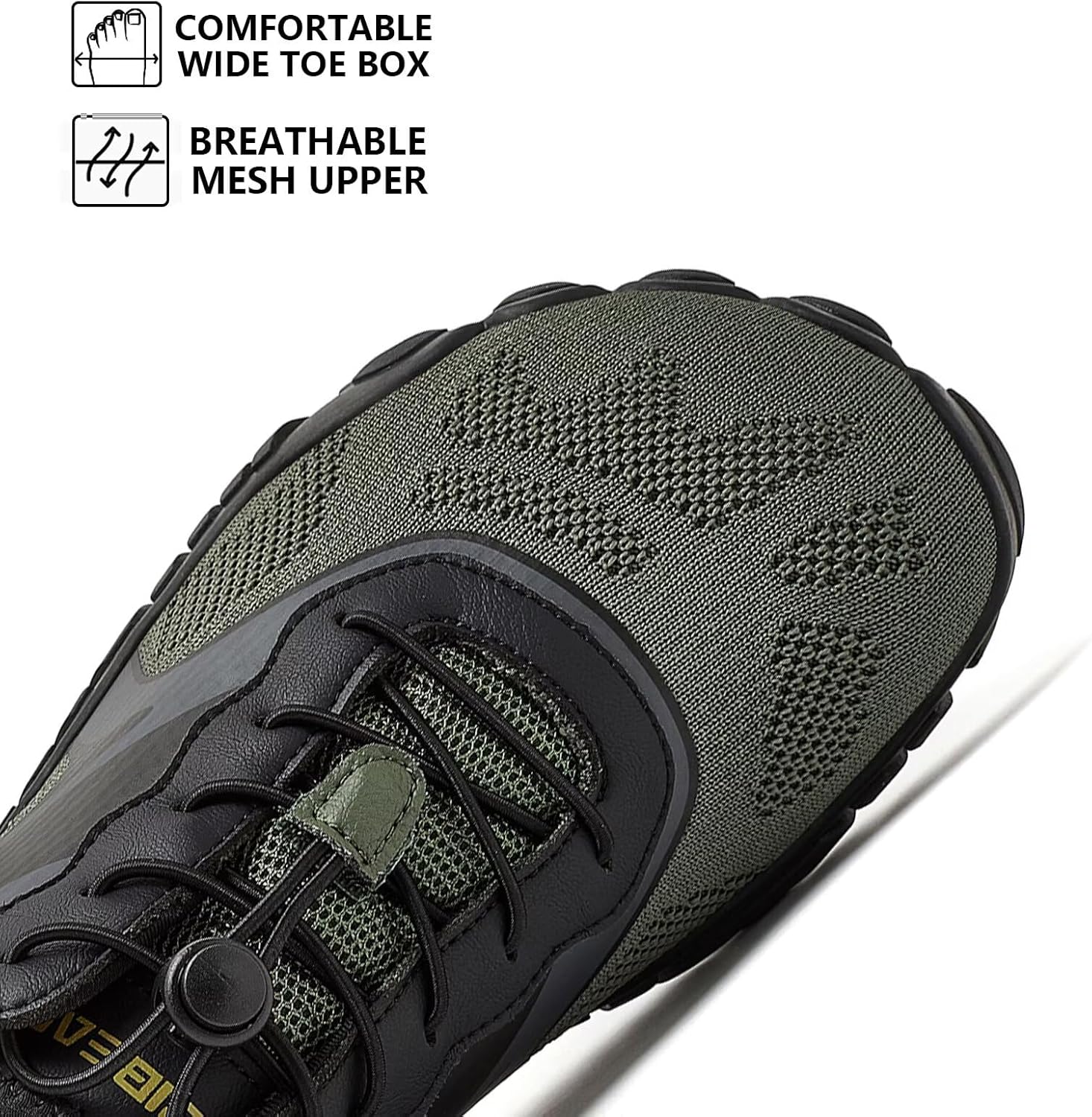 Thumbnail 1 de HOBIBEAR Unisex Minimalist Trail Running Barefoot Shoes with Wide Toe Box and Zero Drop