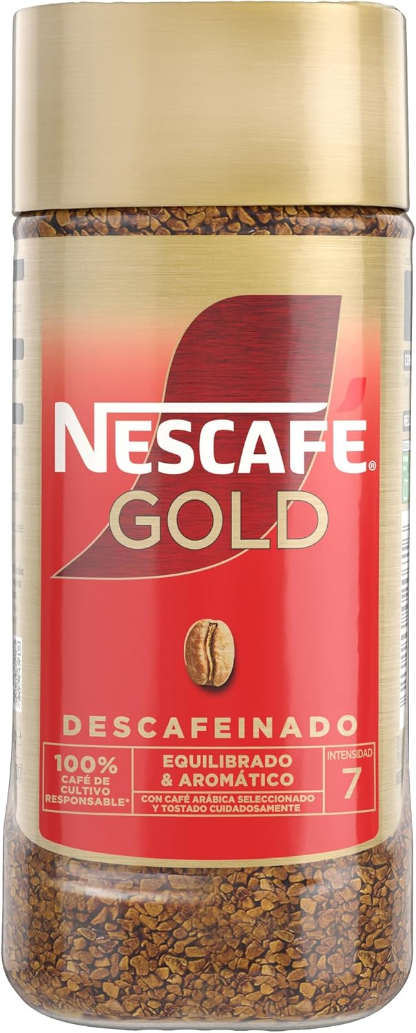 Detalle 2 de NESCAFÉ Gold Descafeinado Café 100% Arábica – 6x100g
