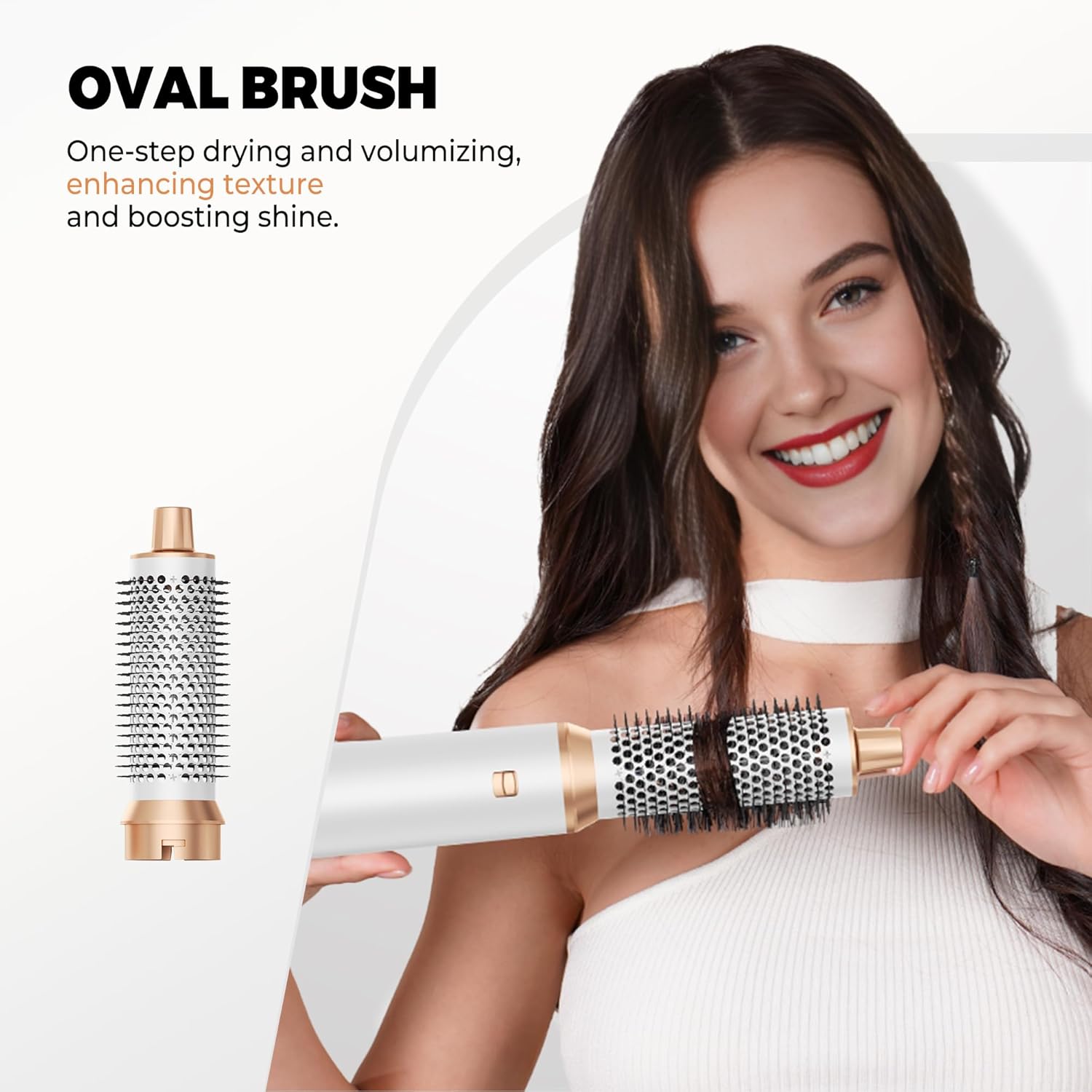 Thumbnail 4 de OKWRAP Haarstyler 5-in-1 Set – Multistyler mit automatischem Lockenstab, Glättbürste und Föhn