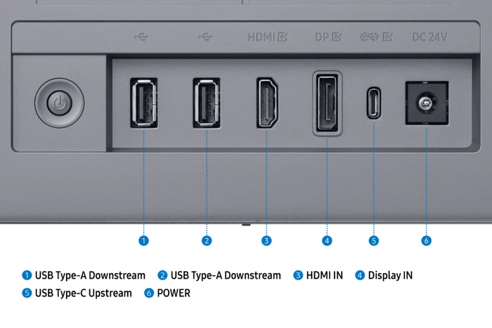 Detalle de Samsung Smart OLED LS32FM902SUXEN – 32 Zoll 4K OLED mit USB-C Dockingstation