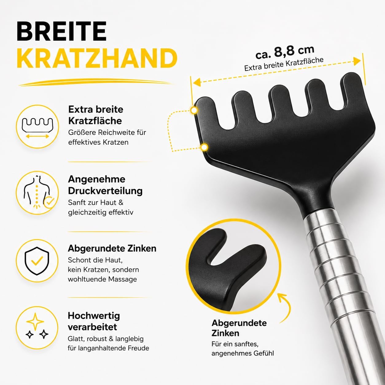Thumbnail 2 de Back Massage Rückenkratzer Teleskopstab 75 cm