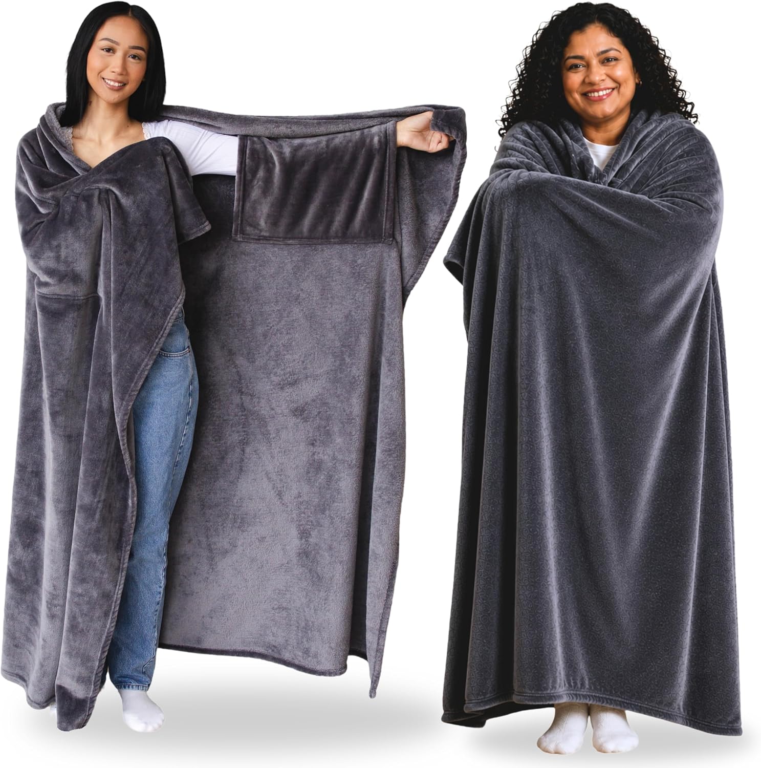 Detalle de Super Blanky Wearable Blanket 70" x 60" 🛋