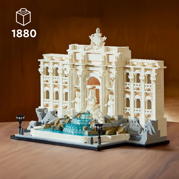 Thumbnail 7 de LEGO Architecture Trevi-Brunnen 21062 – barocke Architektur mit Wassereffekt zum Nachbauen