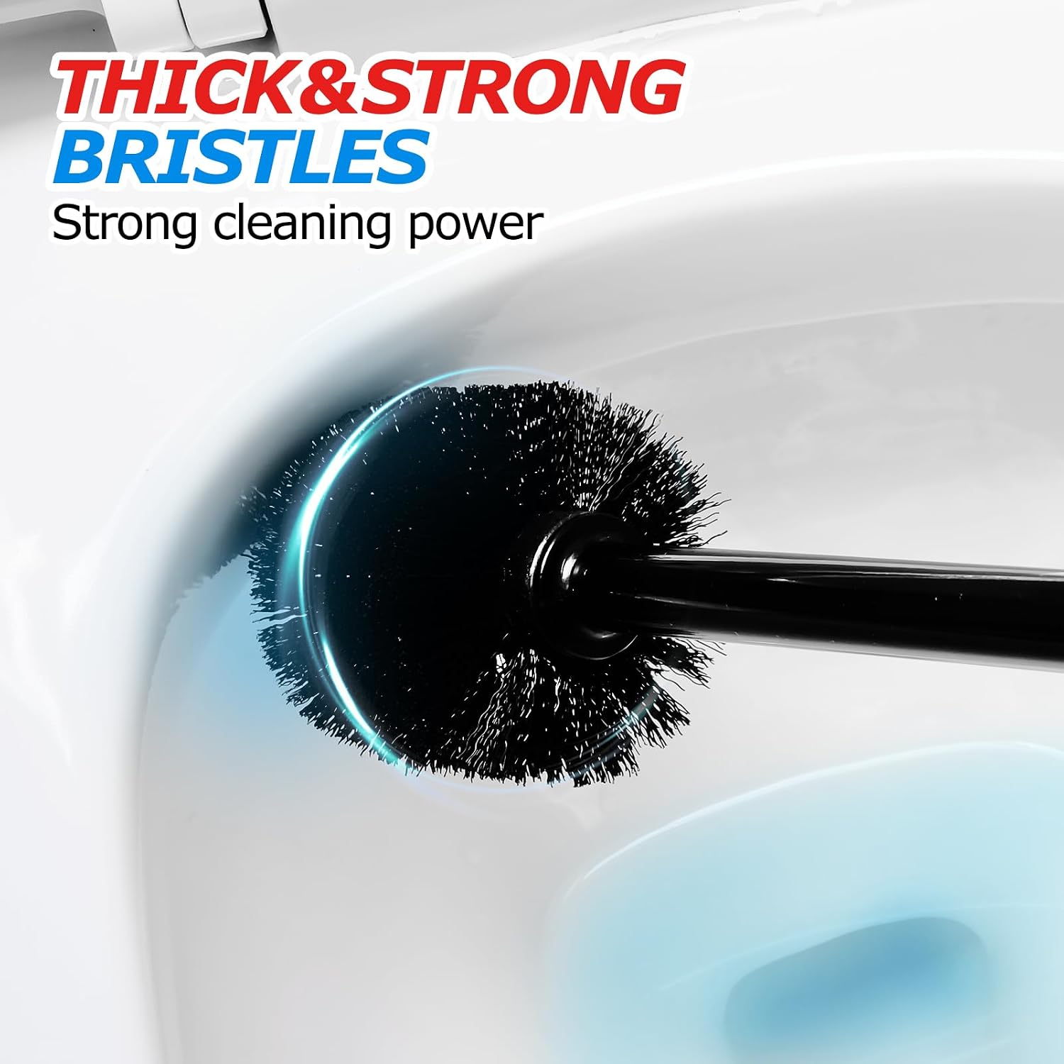 Detalle de FORASTO TB-Charcoal-0710 Toilet Brush and Plunger Set, Charcoal