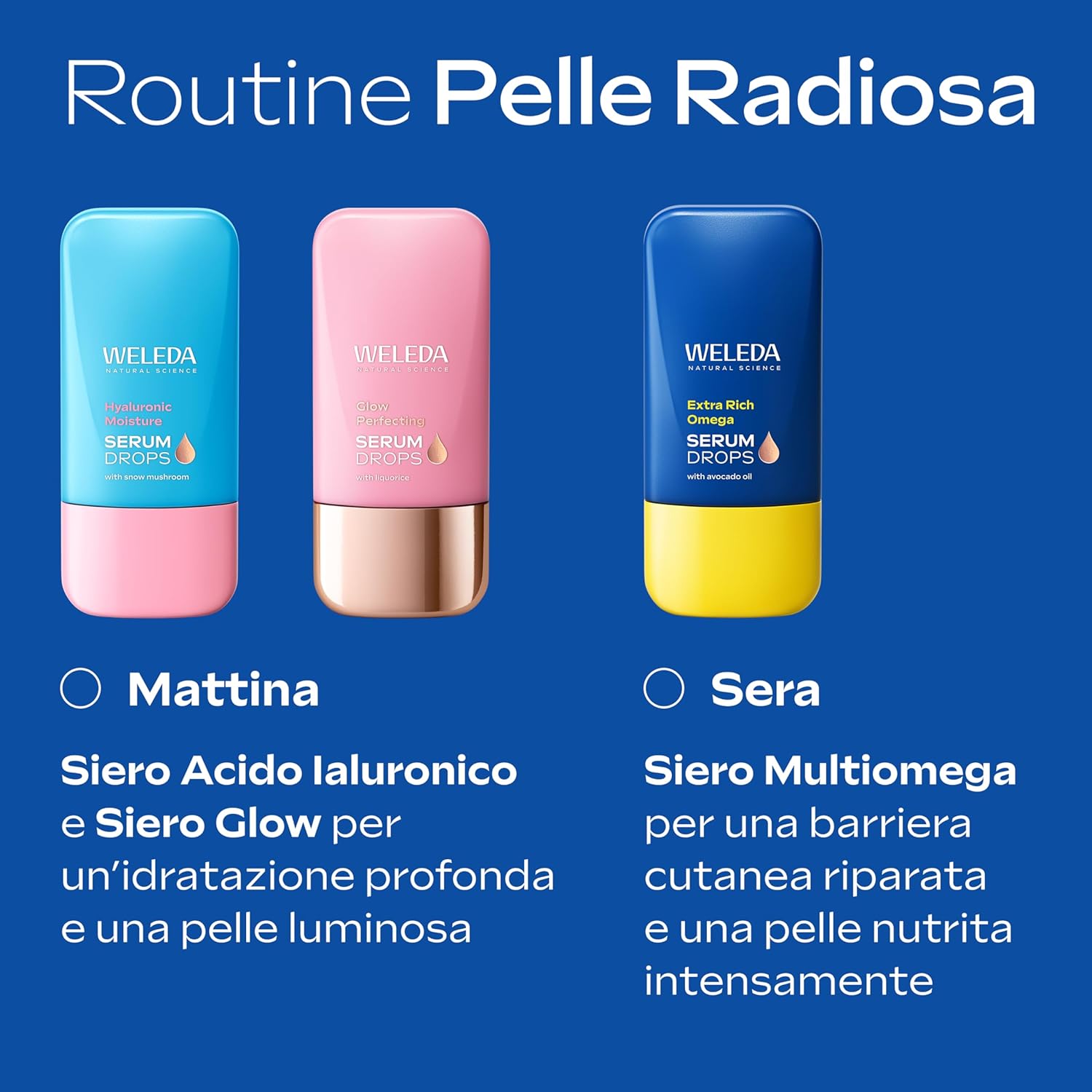 Thumbnail 5 de Weleda Siero Booster Drops Multi-Omega 30 ml: resilienza per la pelle grazie agli omega e all’olio di avocado
