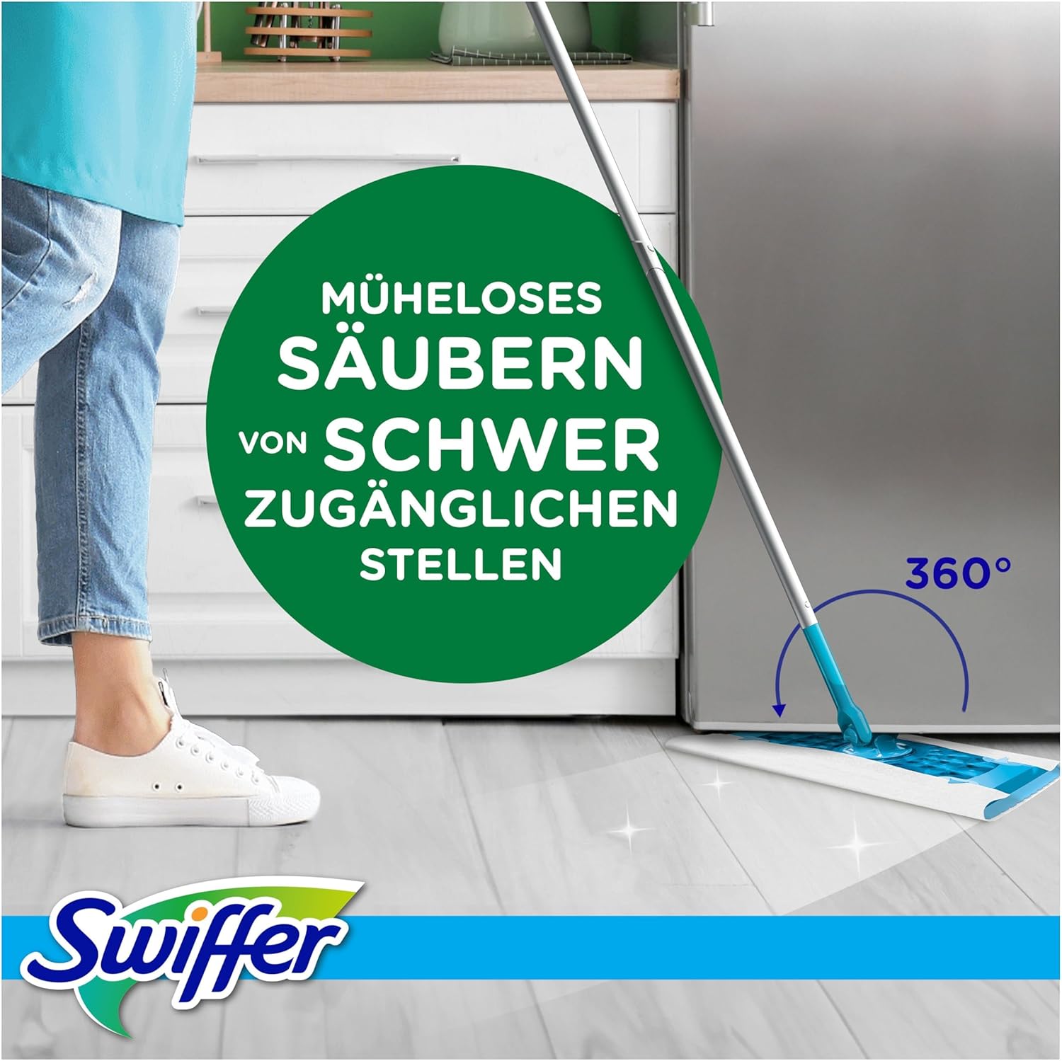 Thumbnail 6 de Swiffer Bodenwischer Dry & Wet Starter-Set 24 Stück 🧹