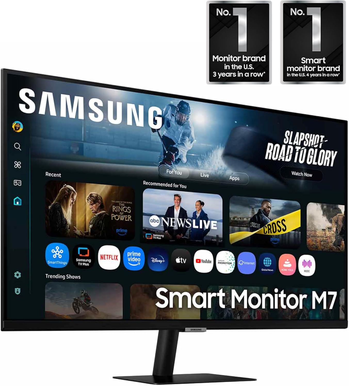 Thumbnail 2 de Samsung 32" Smart Monitor M7 (M70F) 4K UHD with Vision AI and Gaming Hub