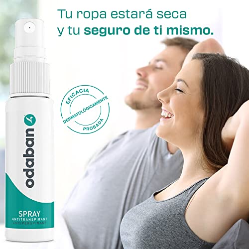 Detalle de odaban Spray antitraspirante 2 x 30 ml deodorante antisudore 👤