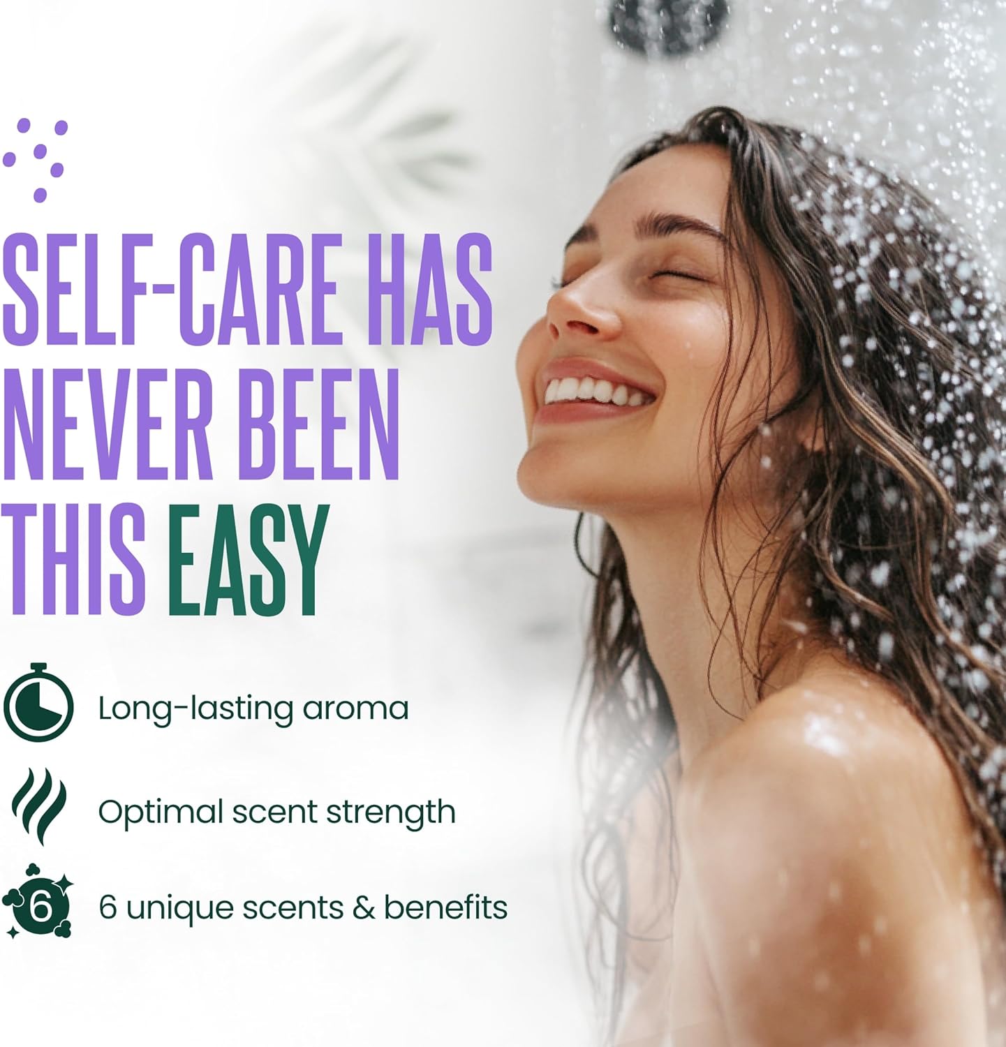 Detalle de Cleverfy Shower Steamers Aromatherapy 18 Tablets