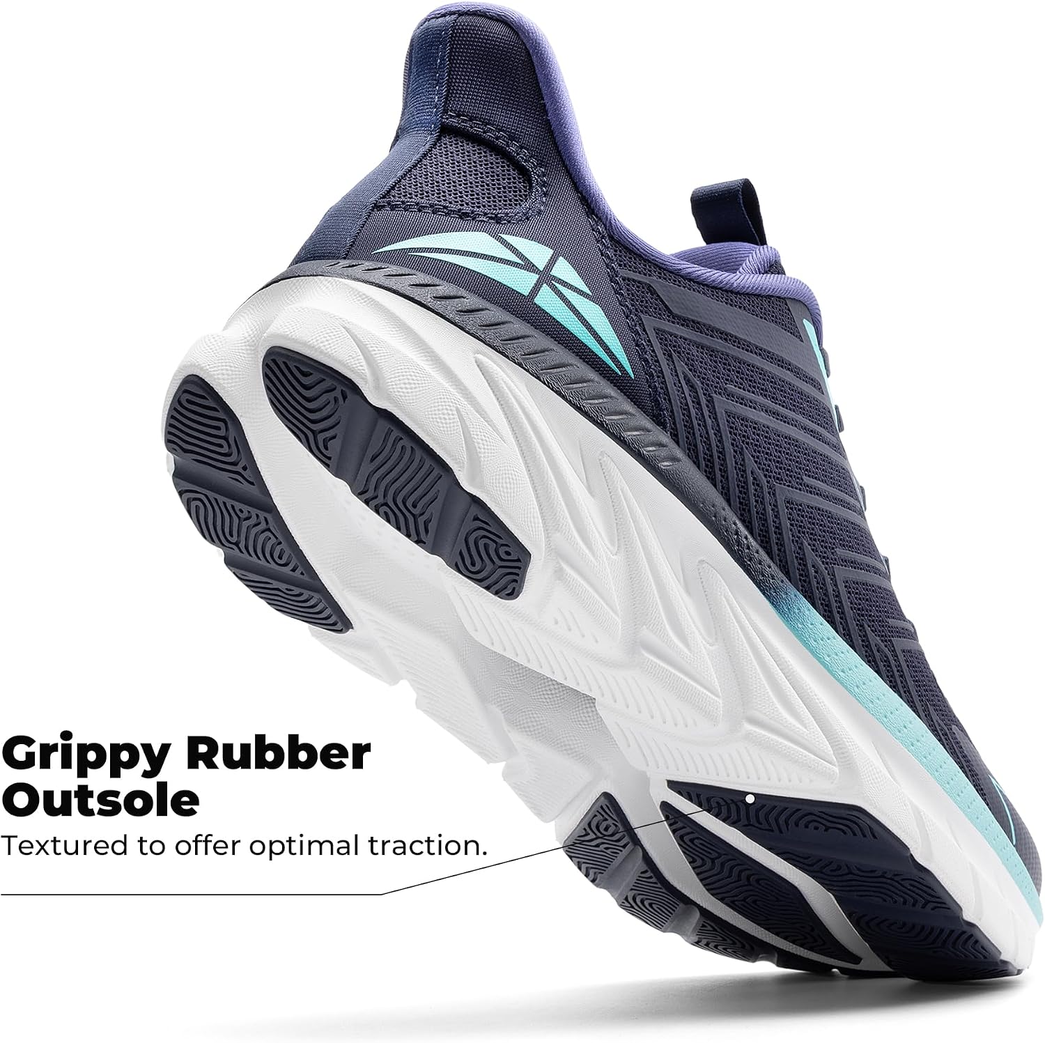 Thumbnail 4 de ALLSWIFIT Slip-On Athletic Sneakers for Women (No-Tie, Breathable, Non-Slip)