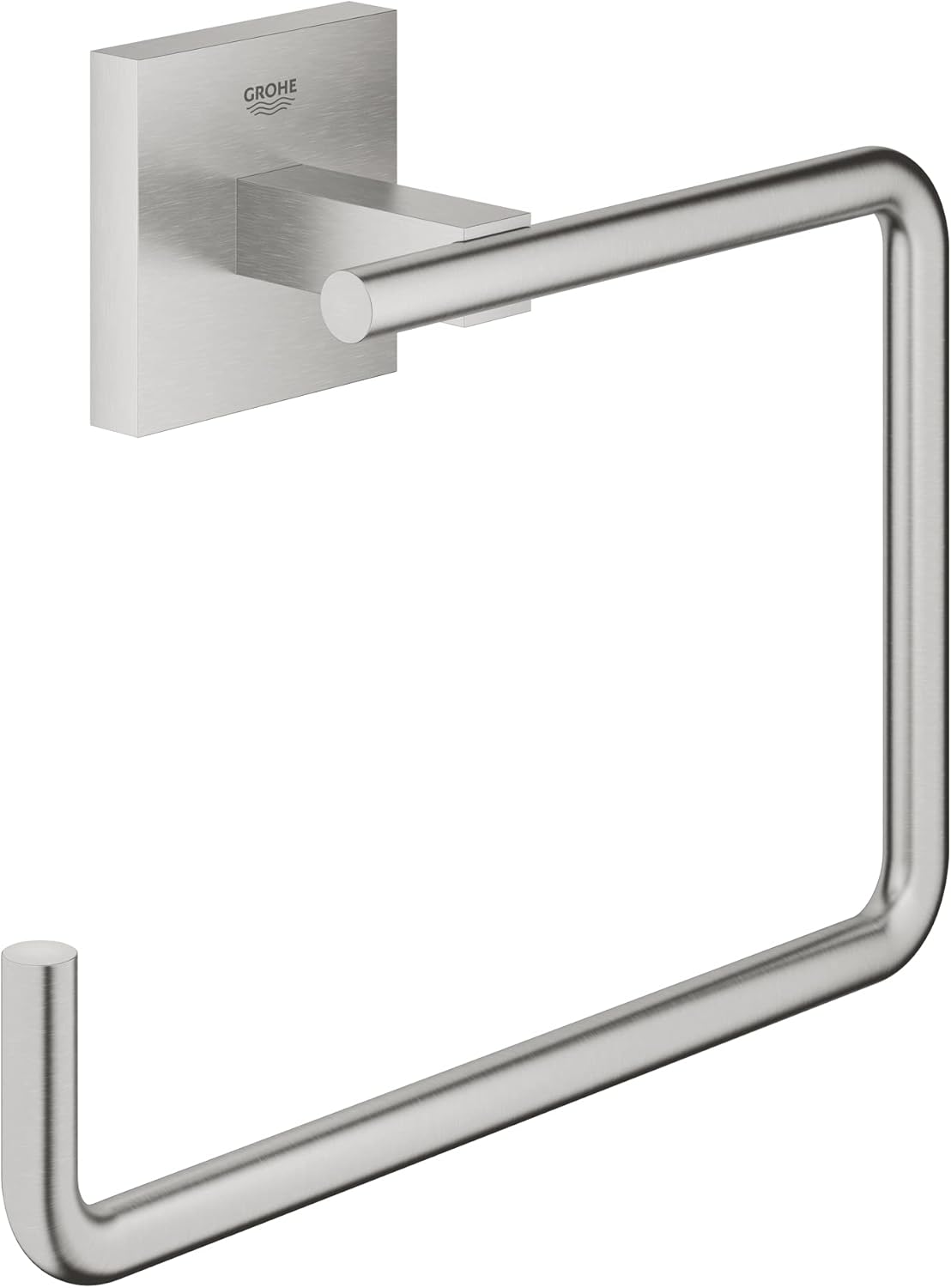 Thumbnail 5 de Anello portasciugamani GROHE Start Cube QuickFix in metallo nero opaco – 409752430