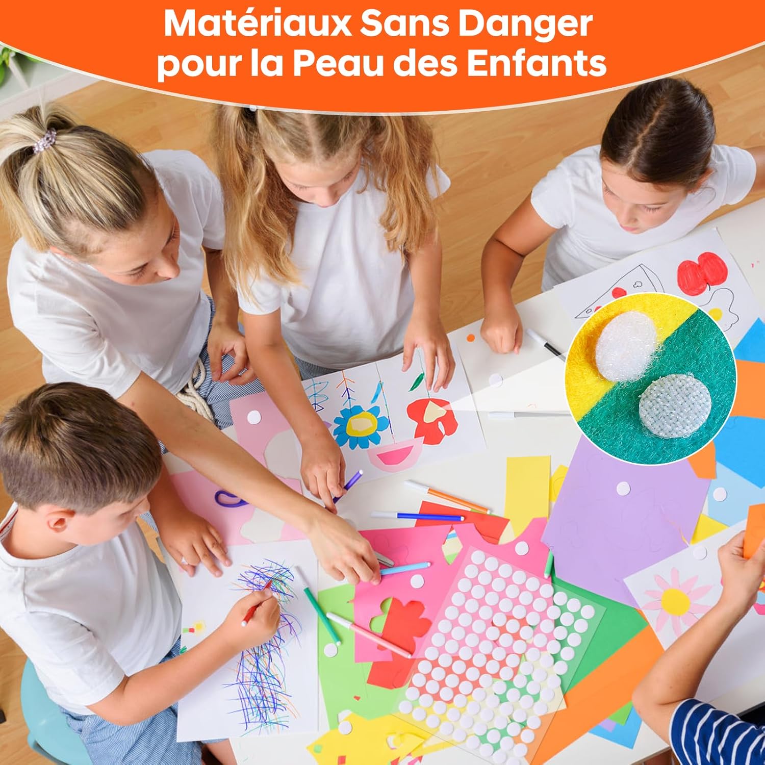 Thumbnail 6 de Vinabo 540 paires de pastilles adhésives rondes 10 mm 🧷