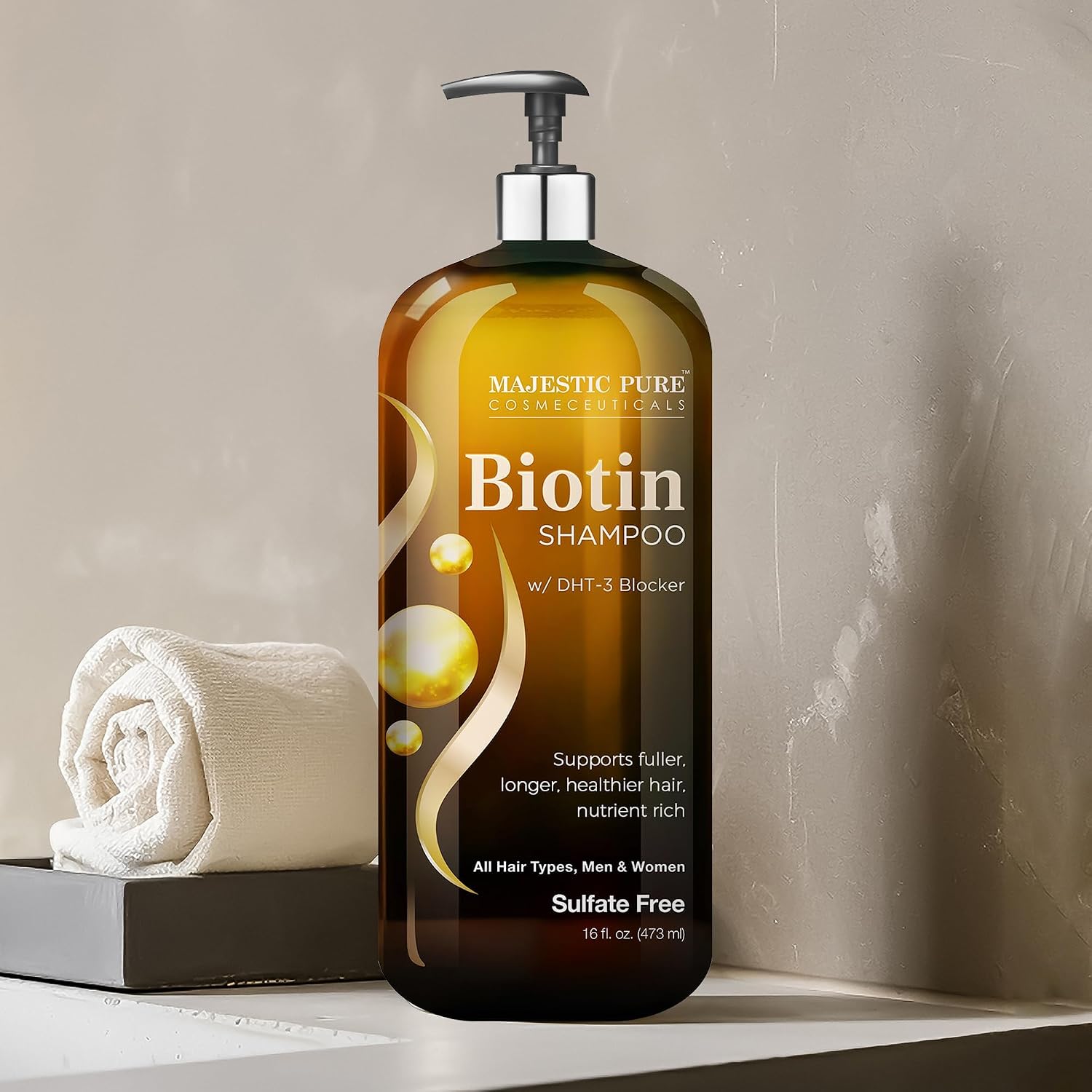 Detalle de Majestic Pure Biotin Volumizing 16 fl oz