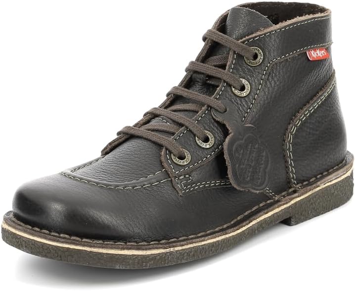 Detalle de Kickers Legendiknew Stiefelletten/Boots Damen Schwarz – zuverlässiger Kombi aus Stil und Komfort