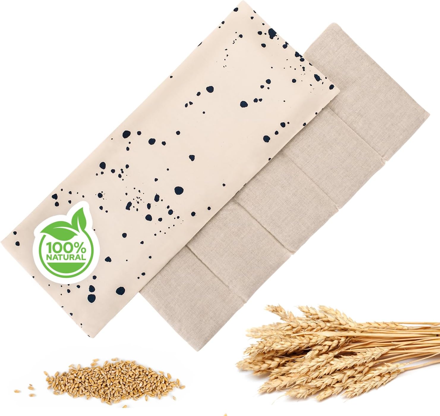 Detalle de Blumtal bouillotte micro-ondes grand format – coussin chauffant graines de blé