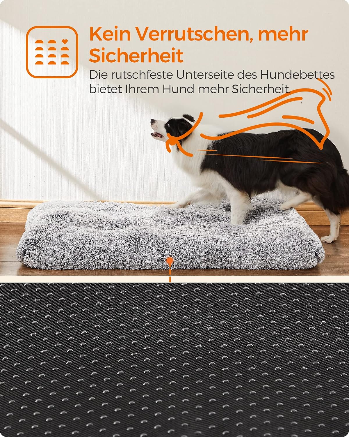 Detalle de Feandrea Hundebett Hundematte 110 x 73 cm