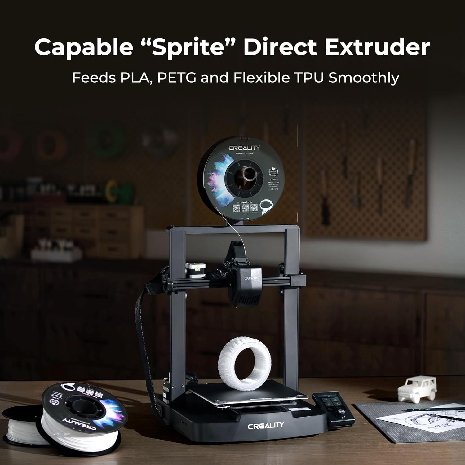 Thumbnail 5 de Creality Ender 3 V3 SE 3D Printer with Auto Leveling and Sprite Direct Drive