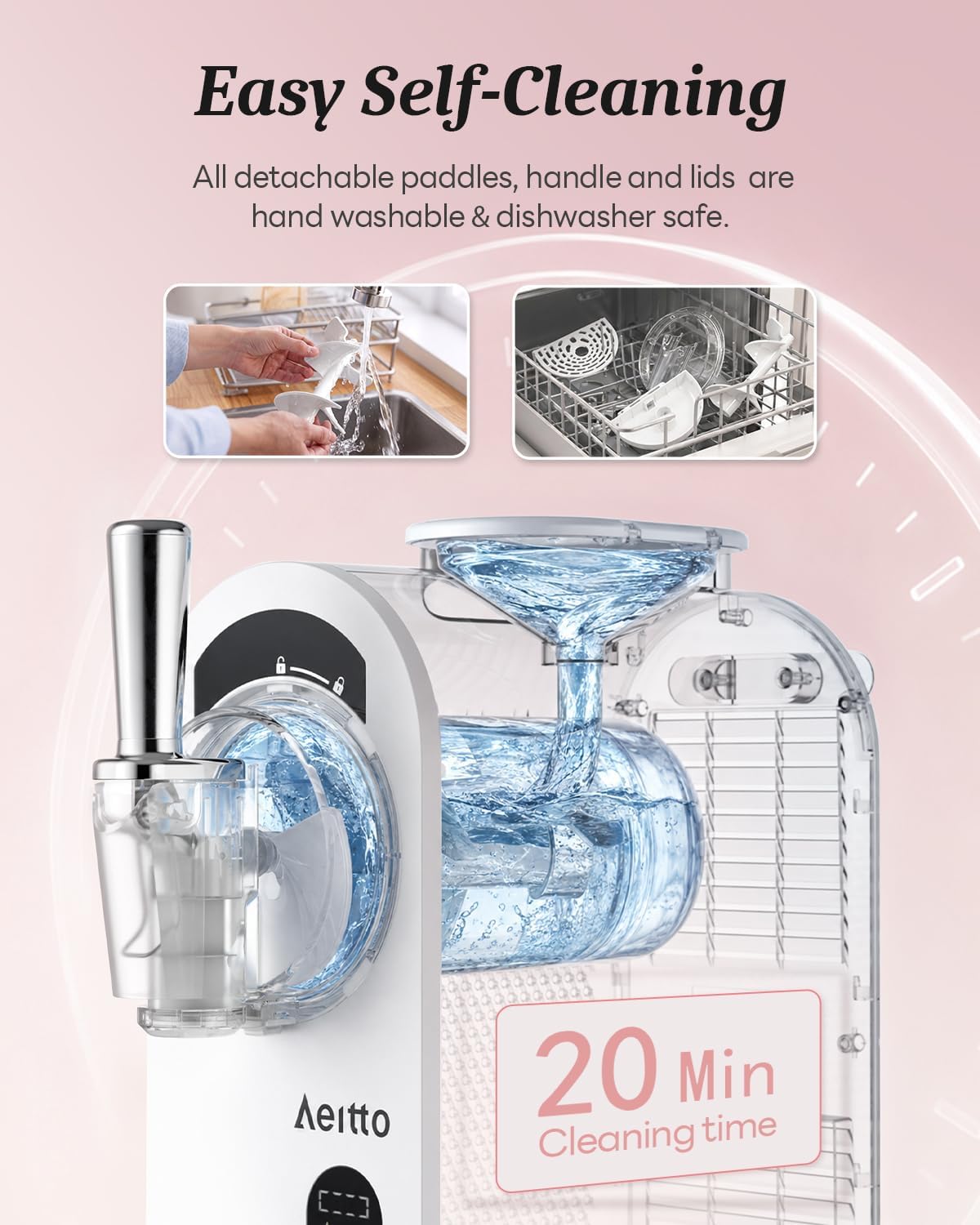 Thumbnail 5 de Aeitto Ice Cream Maker with 7 Presets