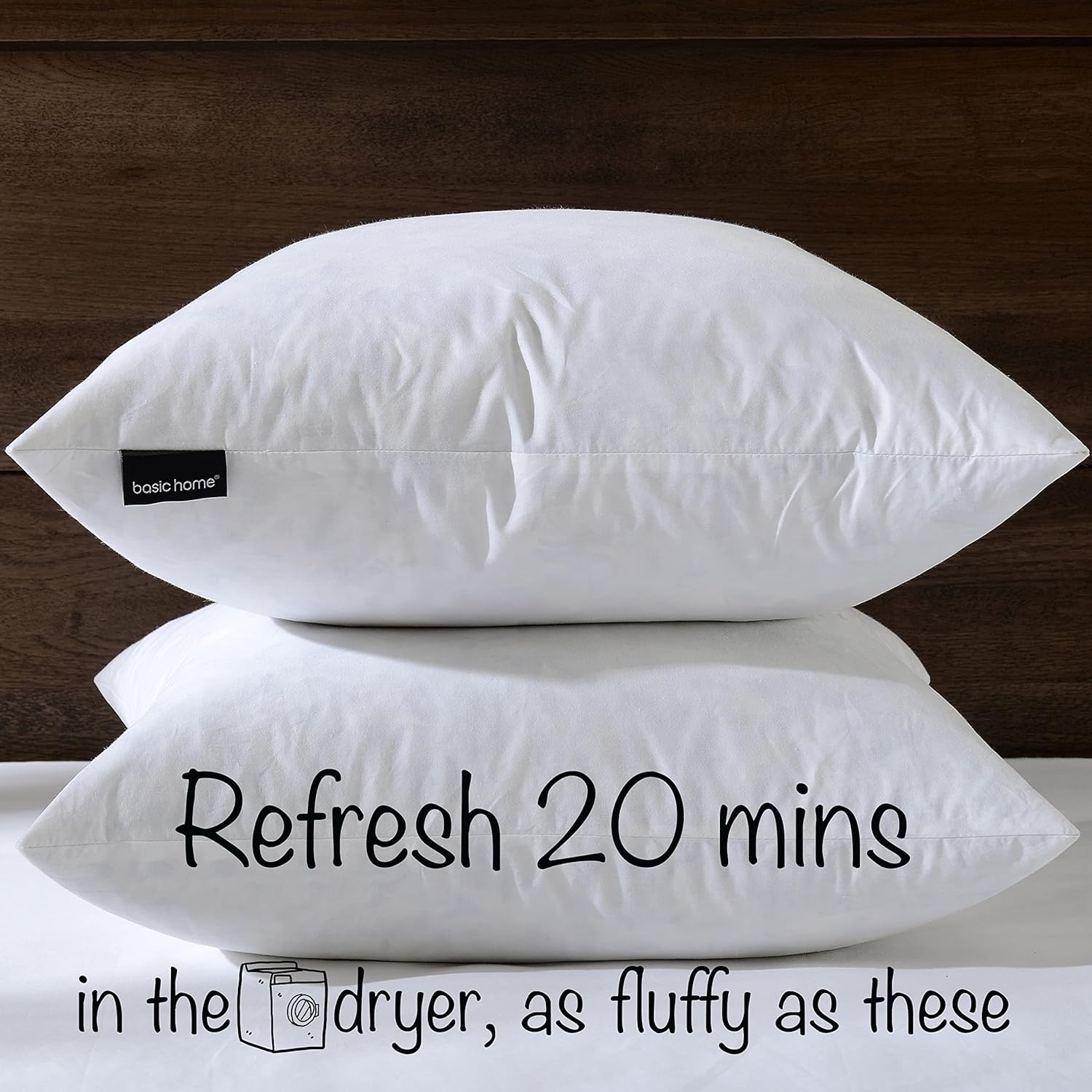 Thumbnail 6 de basic home 20x20 Throw Pillow Inserts